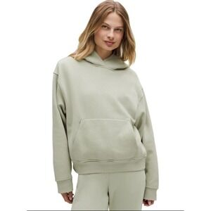 Lululemon-Women's Steady State Hoodie-Fog Green